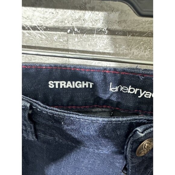 Women’s Lane Bryant Denim Jeans Dark Wash Straight Leg Plus Size 18 - Picture 9 of 15